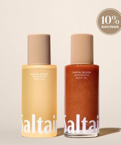 Santal Bloom Shimmer + Glow Body Oil Duo